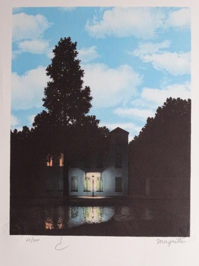 René MAGRITTE (d’après) - L’Empire des Lumières - Lithographie 2