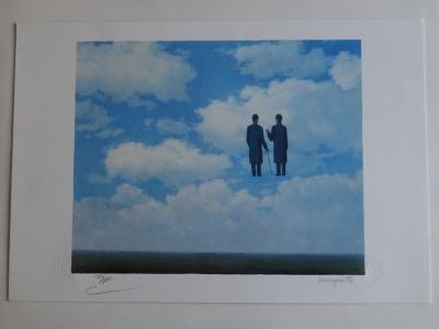 René MAGRITTE (d’après) - La Reconnaissance Infinie - Lithographie 2