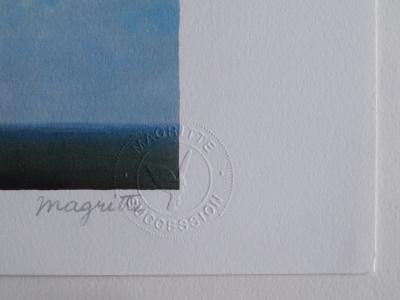 René MAGRITTE (d’après) - La Reconnaissance Infinie - Lithographie 2