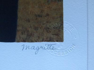 René MAGRITTE (d’après) - Le Bouquet tout fait - Lithographie 2