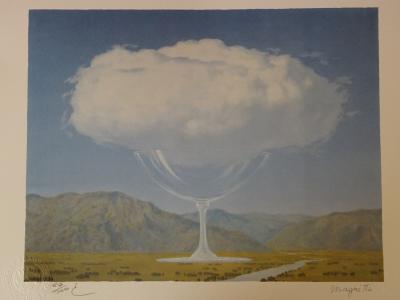 René MAGRITTE (d’après) - La Corde Sensible - Lithographie 2