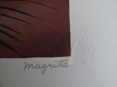 René MAGRITTE (d'après) - Le Faux Miroir (le Faux Miroir) - Lithographie 2
