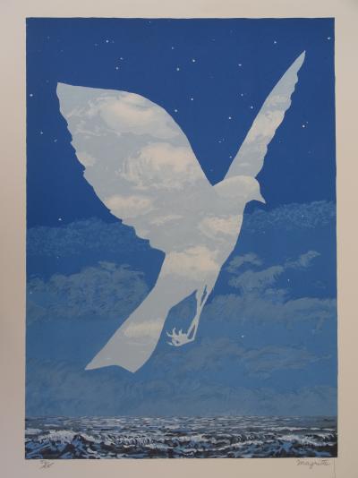 René MAGRITTE (d’après) - L’Entrée en Scène - Lithographie 2