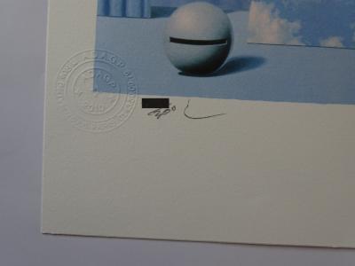 René MAGRITTE (d’après) - La Race Blanche - Lithographie 2