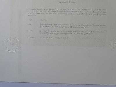 René MAGRITTE (after) -   Le bouquet tout fait -Lithograph 2