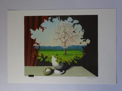 René MAGRITTE (d’après) - Le Plagiat -Lithographie (Format moyen) 2