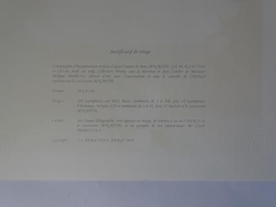 René MAGRITTE (d’après) - Le Plagiat -Lithographie (Format moyen) 2