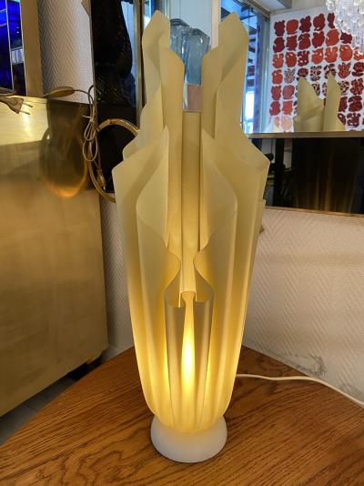 Georgia JACOB - Lampe Athena beige, circa 1975 2