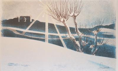 Daniel SCIORA - La symphonie pastorale I, 1974 - Lithographie signée au crayon 2