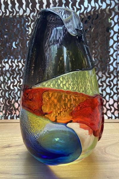 SALVIATI - Vase coloré, circa 1990 2
