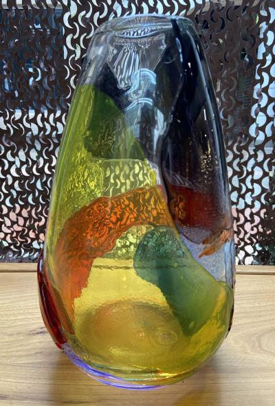 SALVIATI - Vase coloré, circa 1990 2