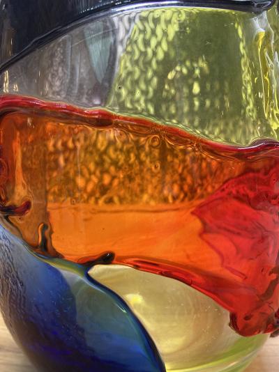 SALVIATI - Vase coloré, circa 1990 2