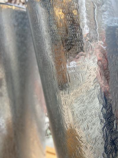 Sergio COSTANTINI - Paire de vases argentés, circa 1980 2