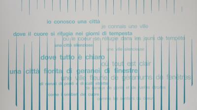 Nino CALOS : Poème cinétique, 1974 - Lithographie originale signée 2