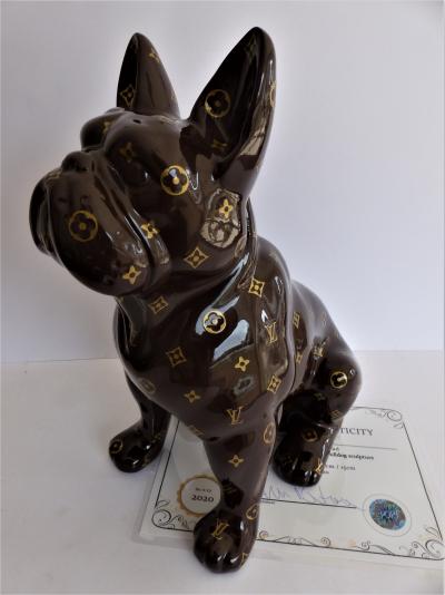 Louis Vuitton/Bitcoin bulldog