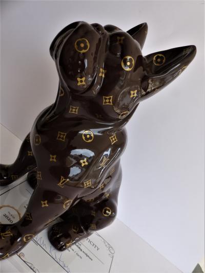 Louis Vuitton French Bulldog Digital Artwork, Art + Design by