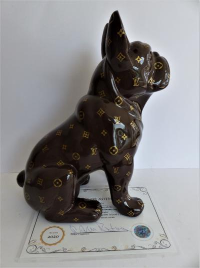 Patrick KONRAD - Louis Vuitton Bulldog - Sculpture - Revelations - Plazzart