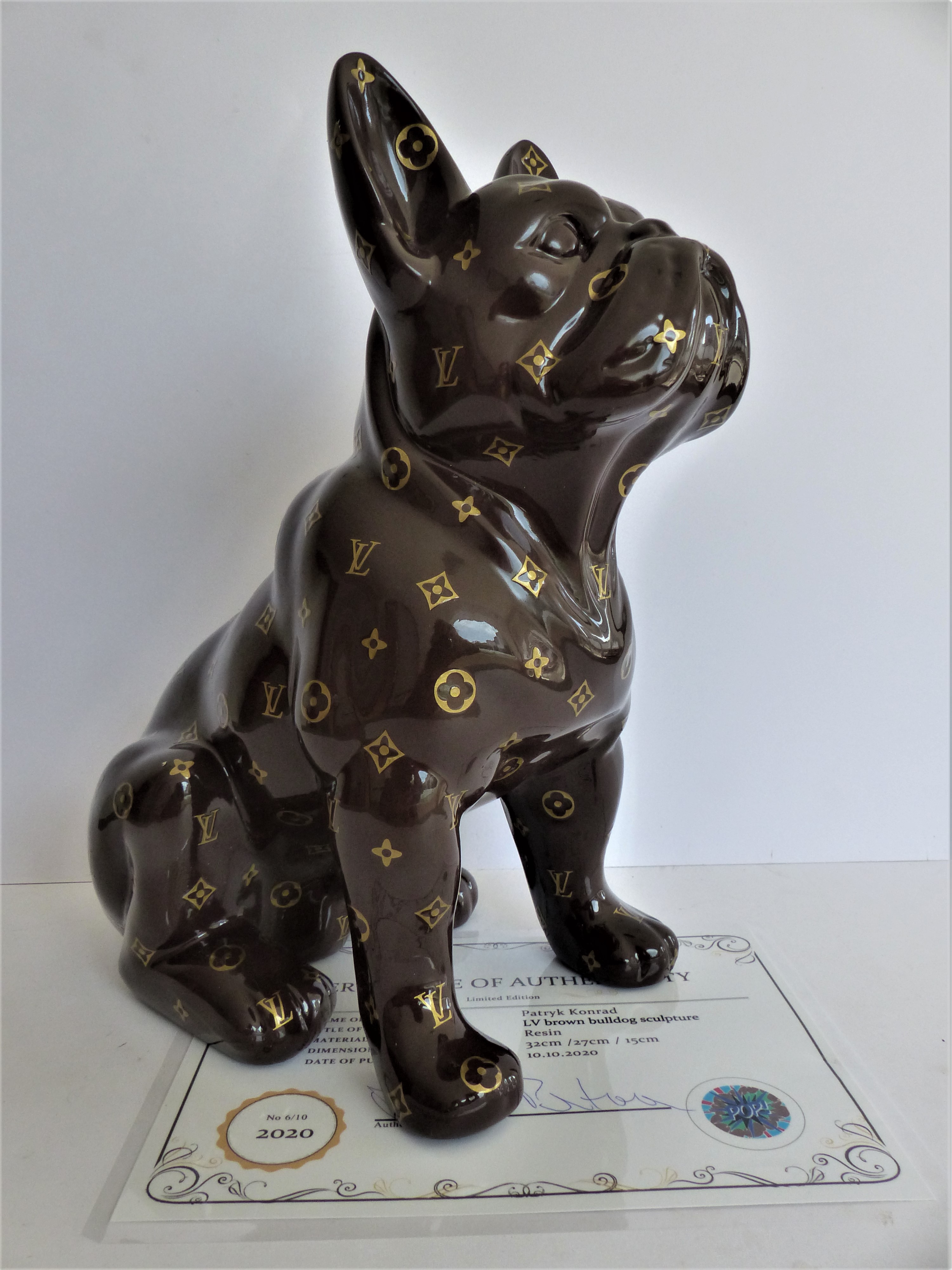 Patrick KONRAD - Louis Vuitton Bulldog - Sculpture - Revelations - Plazzart