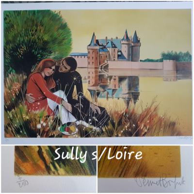 Robert VERNET BONFORT - Sully-sur-Loire, 1983 - Lithographie originale signée au crayon 2