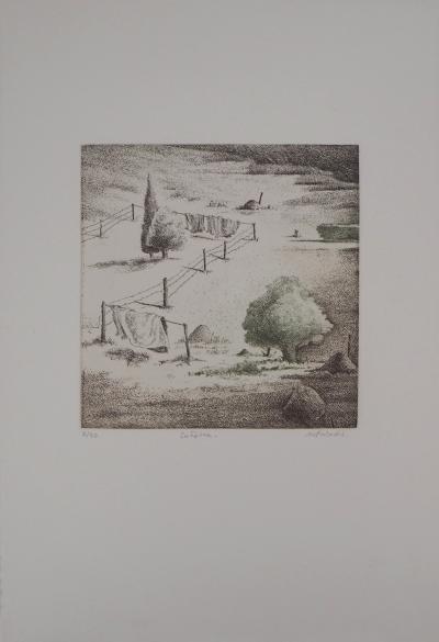 Michel PARADIS : Entrevue - Gravure originale signée 2