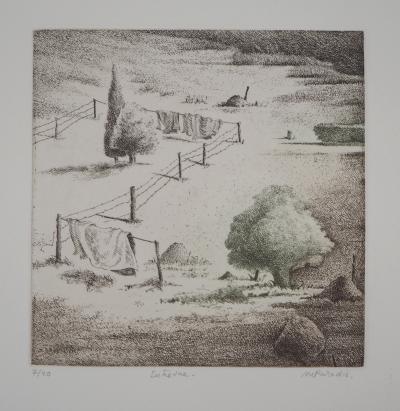 Michel PARADIS : Entrevue - Gravure originale signée 2