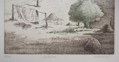 Michel PARADIS : Entrevue - Gravure originale signée 2