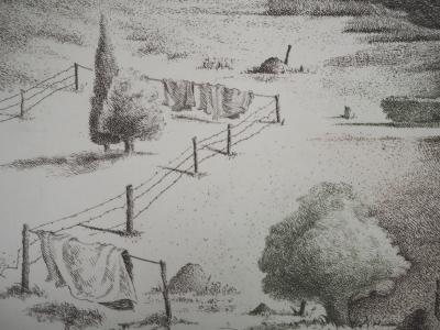 Michel PARADIS : Entrevue - Gravure originale signée 2