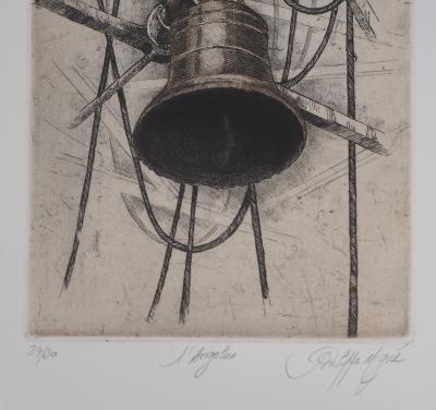 Philippe MIGNE : L’Angelus - Gravure originale signée au crayon 2