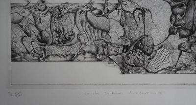 Jean Gérard GWEZENNEG : Les Îles surréelles, 1978 - Gravure originale signée 2