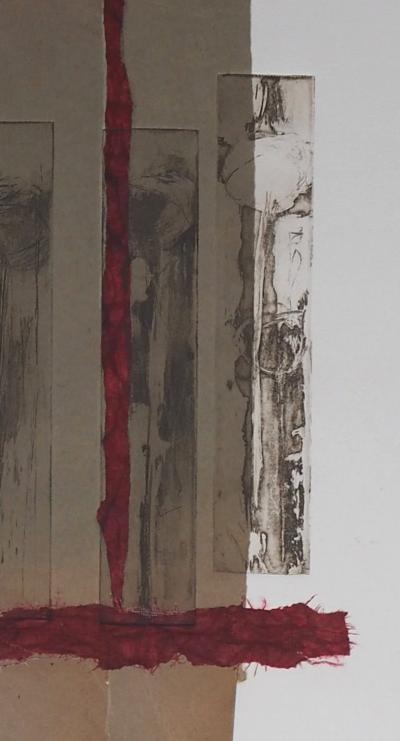 Chloé MATHIEZ : Rouge éphémère, 2005 - Gravure originale signée 2