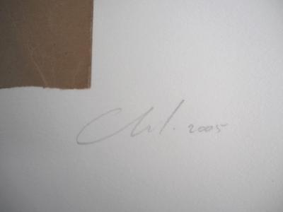 Chloé MATHIEZ : Rouge éphémère, 2005 - Gravure originale signée 2