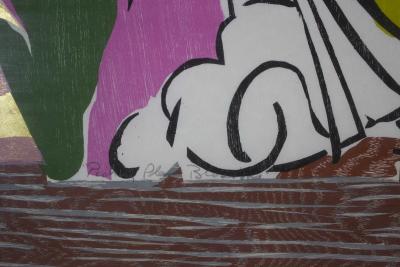 Betty WOODMAN - Cueillette, 2008 - Gravure sur bois signée au crayon 2