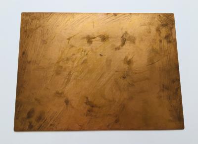 Yves BRAYER - Cuivre original gravé à l’eau-forte et sa gravure, 1973 2