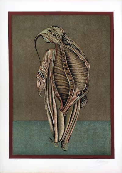 Mihail CHEMIAKIN - Ventre de Paris 8, 1977 - Lithographie signée au crayon 2