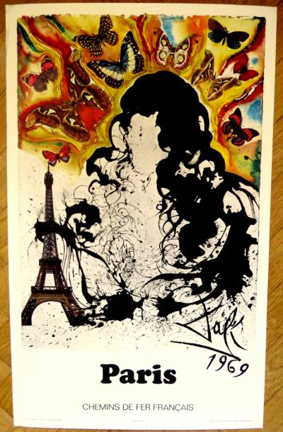 Salvador DALI - Suite SNCF - Paris & Alpes, 1970 - Deux affiches 2