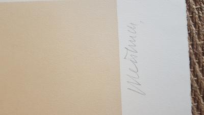 Claude WEISBUCH - Le violoniste - Lithographie signée au crayon 2