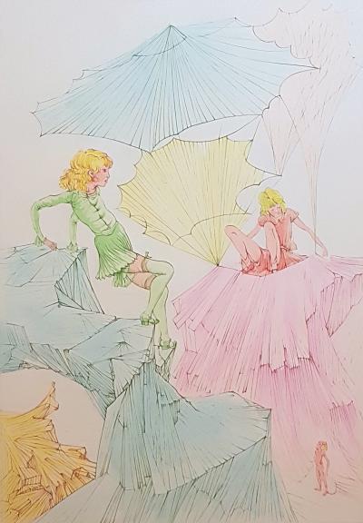 Hans BELLMER - L’escalade des fillettes - Lithographie signée au crayon 2