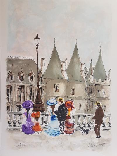 Urbain HUCHET - La Conciergerie - Lithographie signée au crayon 2