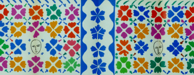 Henri MATISSE (d’après) - Décoration aux masques, 1958 - Lithographie 2