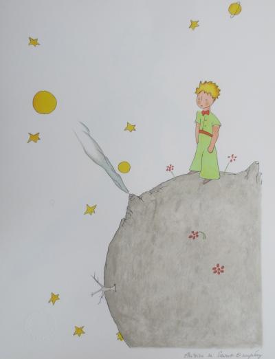 Antoine DE SAINT-EXUPERY (d’après) - L’astéroïde B-612 - Lithographie 2