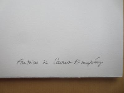 Antoine DE SAINT-EXUPERY (d’après) - Le vaniteux - Lithographie 2
