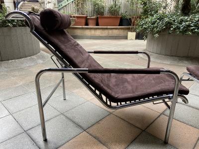 Gabriele MUCCHI - Chaise longue « Genni » et son ottoman, circa 1975 2