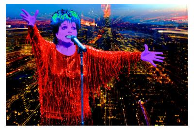 Francis APESTEGUY  - Liza Minnelli, 2007 - Tirage numérique signé 2