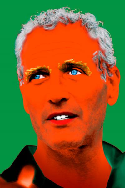 Francis APESTEGUY  - Paul Newman, 2007 - Tirage numérique signé 2