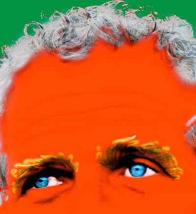 Francis APESTEGUY  - Paul Newman, 2007 - Tirage numérique signé 2