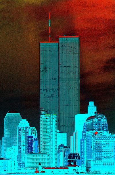 Francis APESTEGUY  - Twin Towers, 2007 - Tirage numérique signé 2