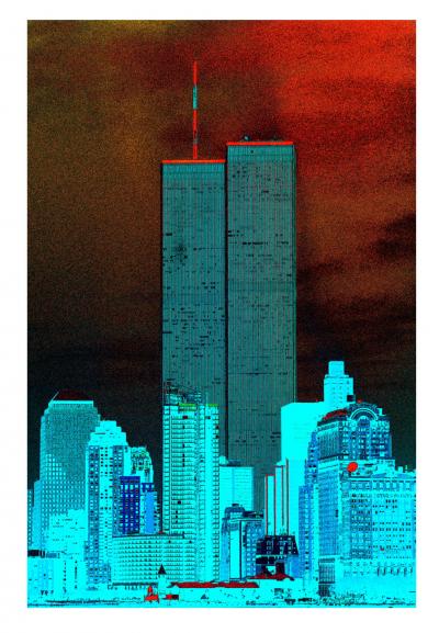 Francis APESTEGUY  - Twin Towers, 2007 - Tirage numérique signé 2