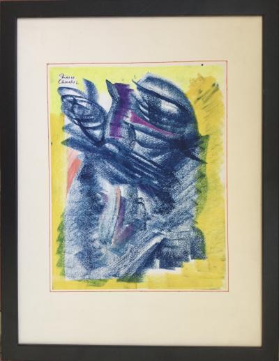 Marco CHONCHOL - Composition musicaliste , vers 1960 - Pastel signé 2