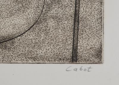 Roland CABOT : Nature morte au colimaçon - Gravure signée au crayon 2