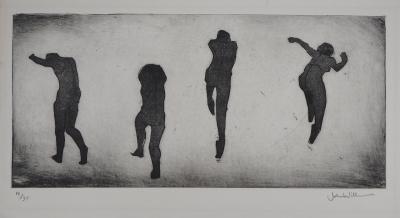 Julian WILLIAMS : 4 Contemporary Dancers - Gravure signée au crayon 2